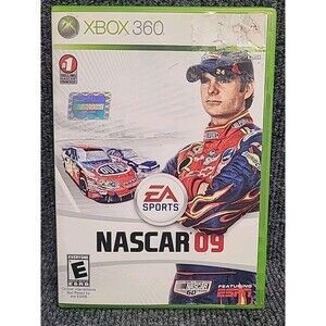 Xbox 360 NASCAR 09 Microsoft CIB Complete Tested